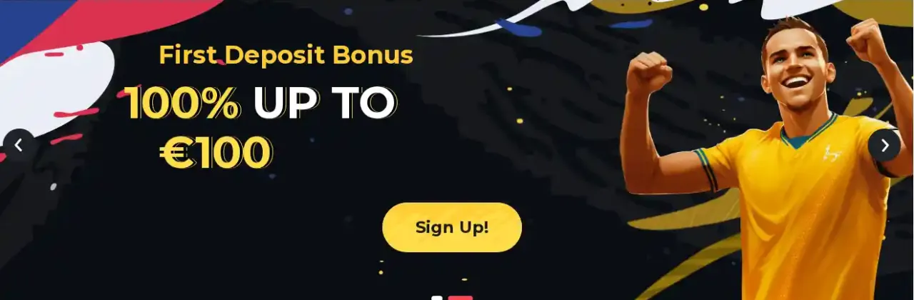 Welcome bonus banner